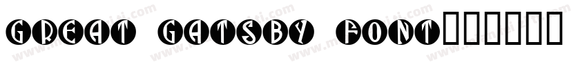 great gatsby font字体转换